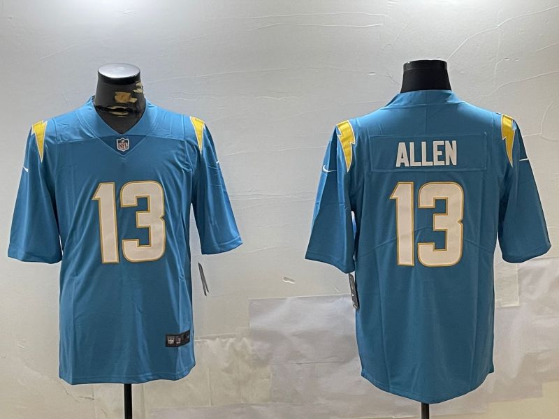 Men Los Angeles Chargers #13 Allen Light Blue Second generation 2024 Nike Limited NFL Jersey style 1->buffalo bills->NFL Jersey